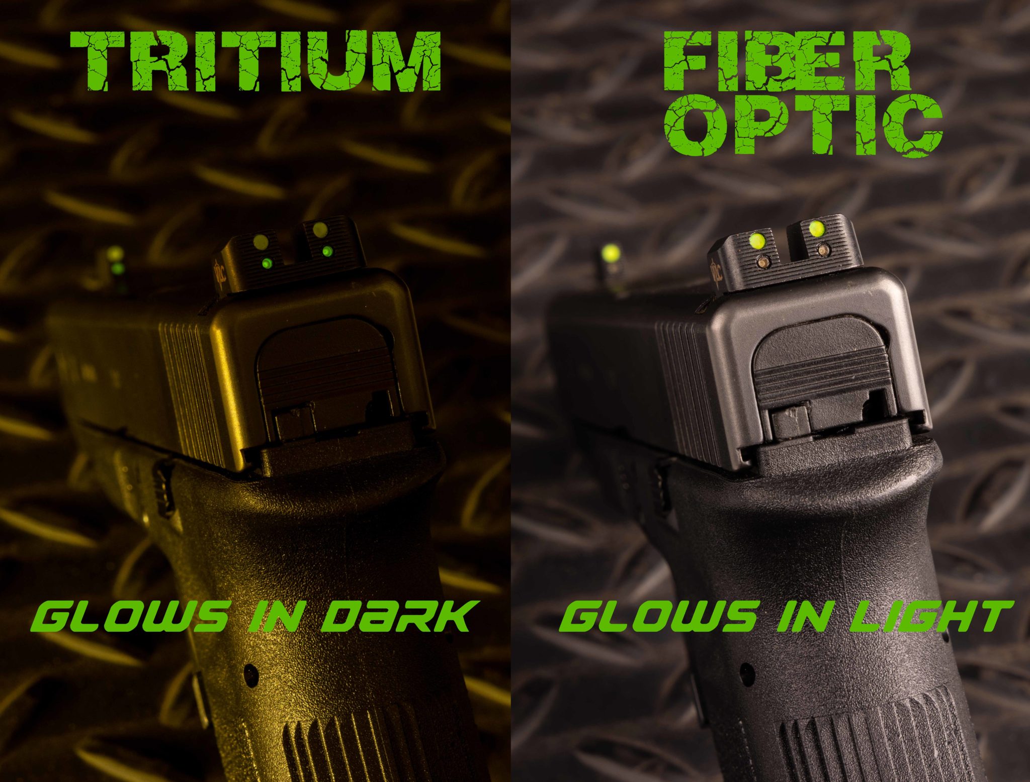 VIKING TACTICS GLOCK SIGHTS FIBER FRONT / FIBER REAR VIKING TACTICS Inc