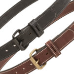 VTAC LEATHER BLACKOUT/BROWNOUT BELT - WITH STITCHING Leather Belt holster belt